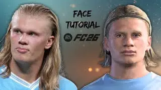 Create Haaland face - FC26