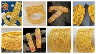 Latest Gold bangles designs 2023 with weight and pricel Daily wear gold jewellery #shakeelakanwal