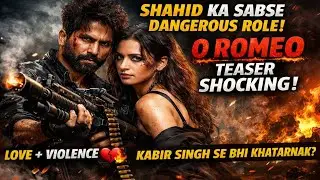 O Romeo Teaser Review | Shahid Kapoor Ka Sabse Dark Role 😱 | Release Date & Full Breakdown Hindi