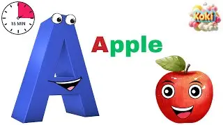 Песенка про алфавит ABC | Веселые обучающие песни с Koki TV