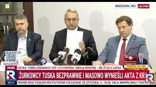 Żurkowcy wynieśli z KRS akta dotyczące ICH WŁASNYCH spraw! SKANDAL!