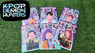 Наклейки для лица в стиле K-Pop &laquo;Охотники на демонов&raquo; (поделка)