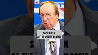 Sam Rosen At Winter Classic #newyorkrangers #nyrangers #winterclassic  #hockey #nhl