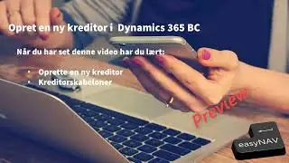 Opret kreditor i Dynamics 365 BC preview