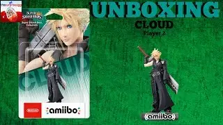 NEW Unboxing amiibo No. 58 CLOUD Player 2 Super Smash Bros. Collection
