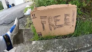 Trash Picking Free Stuff Put At The Curb - Ep. 751