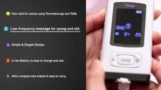 [EC21]Portable Pain Reliever I-RUNE, Personal combined stimulation device, Period pain by Medirune