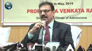 Andhra University AUCET/ AUEET 2019 Results annouced by Prof G Nareshwara Rao | Overseas News