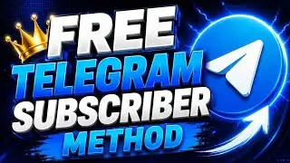 FREE Telegram Subscribers 😱 Real Method in 2026