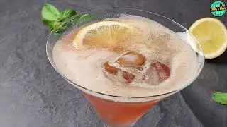 Refreshing Strawberry Mojito by Food iz Cool (Strawberry Lemonade) - Non alcoholic/ halal drink