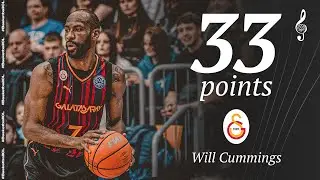 Will Cummings (33 PTS) | Player Highlights | NYMB v GALA | #BasketballCL 2024-25