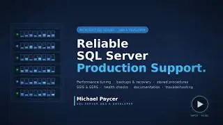 Michael Paycer SQL Server DBA/Developer