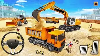 City Construction JCB Excavator 3D #2 - Heavy Crane Driving Simulator - Android Gameplay