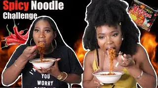Spicy Noodle Challenge  w/ Officially Michele  | Question & Answers | Loaferette
