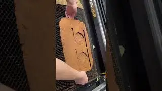 Laser Cutting a Gingerbread Clock