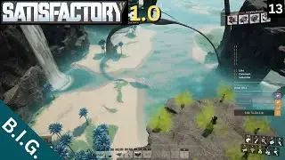 Satisfactory 1.0 - Day 13 - Base Upgrades, Alien Artifacts and Prep for Aluminum
