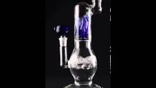 Bent Neck Stemless Inline and 6 Arm Tree Perculator on Pedestal Base