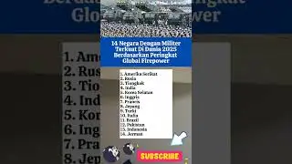 14 Negara Dengan Militer Terkuat Di Dunia 2025 #berita #info #faktamenarik