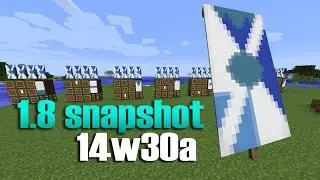 Minecraft 1.8 Snapshot 14w30a: Banners