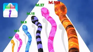Top Trending Gameplay SNAKE RUN RACE vs SNAKE RUN,MERGE & EVOLVE,RAGDOLL BREAK,WORM RUSH.Part#16.