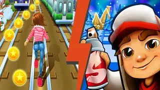 #video Subway princess runner Vs Subway surfers, subway princess, subway surfers new update youtube 