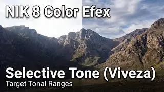 Функция Selective Tones (Viveza) в Nik 8 Color Efex | Целевые значения: светлые участки, средние ...