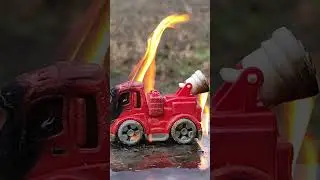 10 TOYS VS. FIRE IN 60 SECONDS: The Ultimate Meltdown! best #shorts #experiment