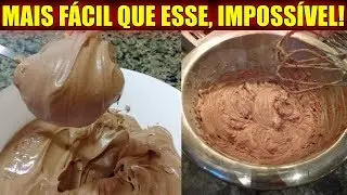 Como Fazer Chantilly de Chocolate Caseiro e F&aacute;cil