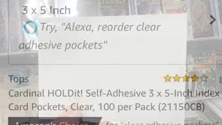 Tip of the Day #2 , Sick-On Index Card Pockets Labels (See description for product information)