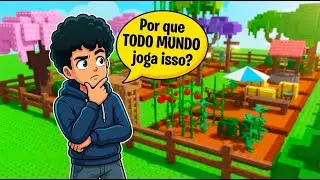 Por que TODO MUNDO tá jogando Grow a Garden? Fui testar