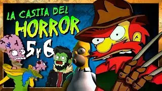 La Parodia de Freddy Krueger | La Casita del Horror 5 y 6 🎃 LOS SIMPSON