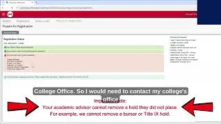 How to view your status, holds and time ticket in XE Registration
