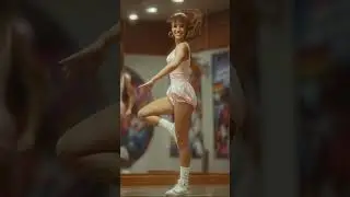 80s Workout Girl Aesthetic Part3. #shorts #model