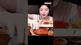 SATISFYING BITES Soy-marinated Salmon, Soy Sauce Crab | Mukbang ASMR &copy;️Eat with Boki