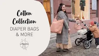 Cotton diaper bags & more | Flexible and functional diaper bags with sleek design | L&Auml;SSIG