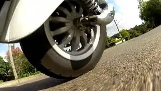 Daelim Besbi, GoPro Front wheel action!