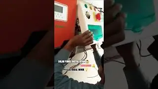 How to Install Solar Panels at Home|| Solar Panel Installation Process #solarpanel #shorts #viral