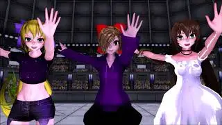 【MMD】 Welcome to the show//Creepypastas[Nina, Jane & Cata The Killer]