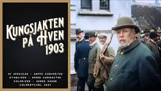 Kungsjakten p&aring; Hven (1903) - Remastered 4K
