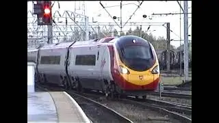 Crewe with Pendo drags between Crewe and Liverpool Lime Street with 57s