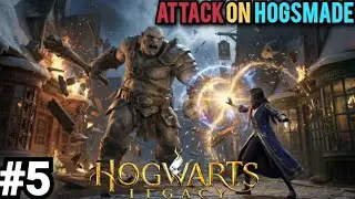 Hogsmeade Under Attack ! Armoured Troll Boss Fight | Hogwarts Legacy #5