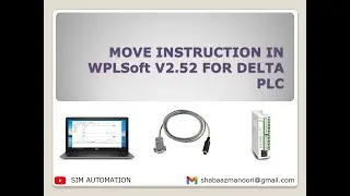 8 MOVE INSTRUCTION IN WPLSoft V2 52 FOR DELTA PLC #tutorial BY  ⁨@SIMAUTOMATIONTUTORIAL