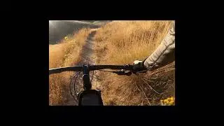 More on the edge of a hill riding POV #mtb