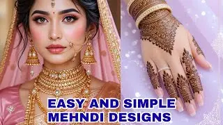Easy and simple Mehndi Designs Latest Pack 125 | Full Hand Henna Mehandi |