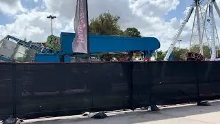 House of Horror carnival ride tear down 2024 #carnival