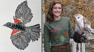 Block Printing with Wildlife Educator Sarah Lynn Bowser