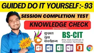 GUIDED DO-IT-YOURSELF SESSION 93 | BS-CIT SESSION 47
