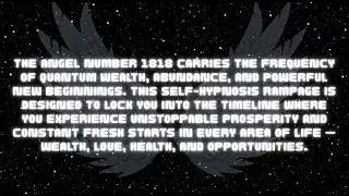 1818 QUANTUM WEALTH & NEW BEGINNINGS (SELF HYPNOSIS RAMPAGE)