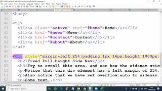 Design Navigation bar using CSS