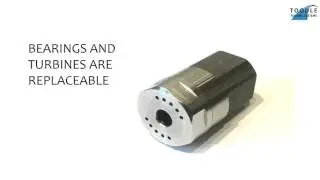Toodle Tooling System - spindle powered by high powered coolant
